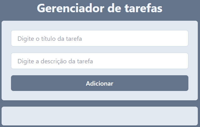 To-do List - Aplicação React